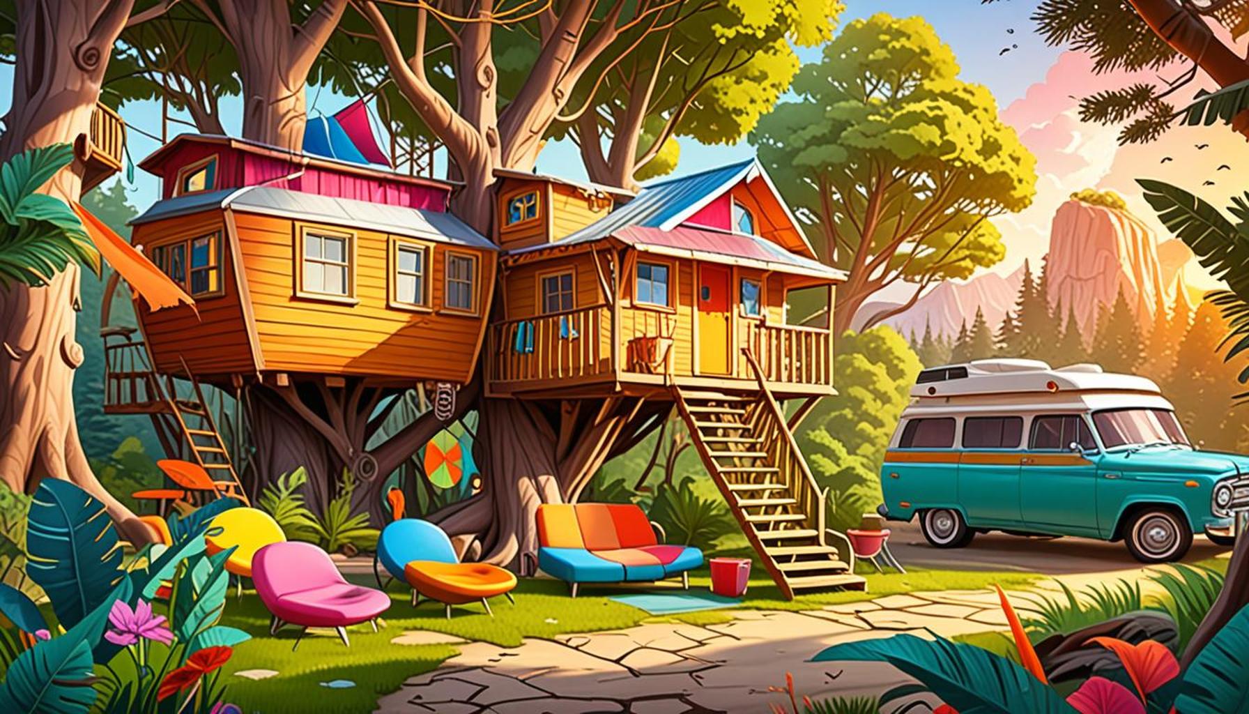 Exploring Unique Accommodations for Family Vacations: From Treehouses to RVs